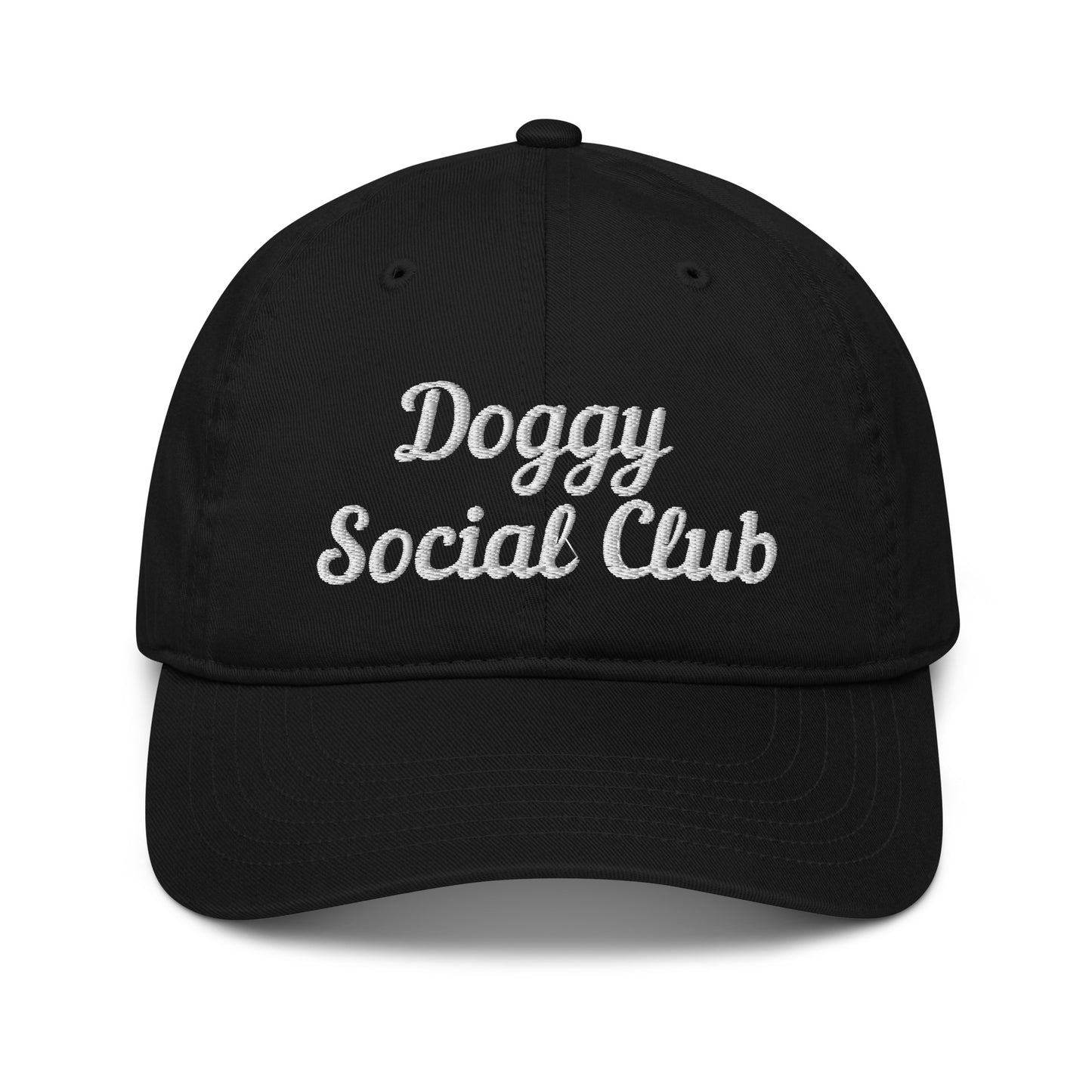 Doggy Social Club Cursive Organic Dad Hat