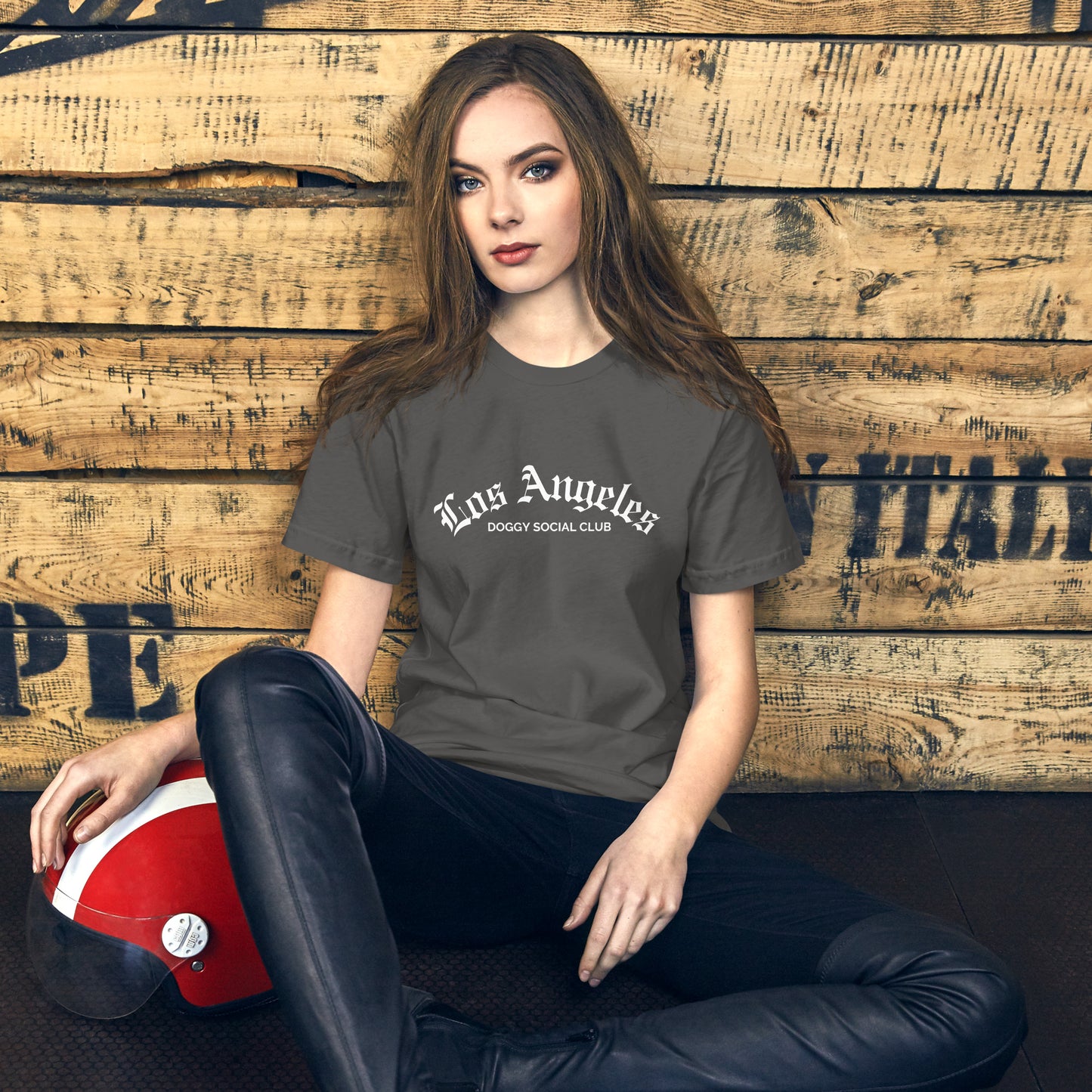 Unisex t-shirt Gothic Los Angeles Doggy Social Club