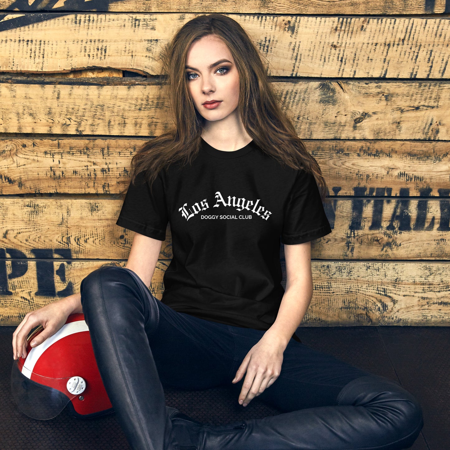 Unisex t-shirt Gothic Los Angeles Doggy Social Club