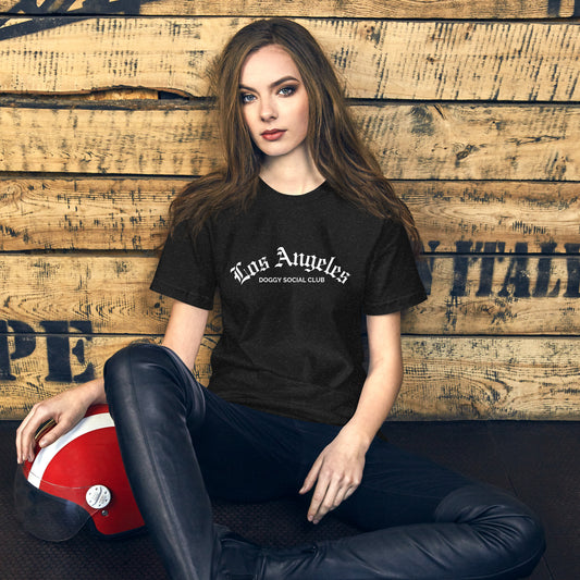 Unisex t-shirt Gothic Los Angeles Doggy Social Club