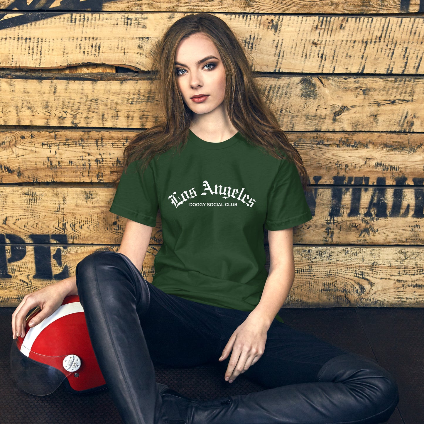 Unisex t-shirt Gothic Los Angeles Doggy Social Club