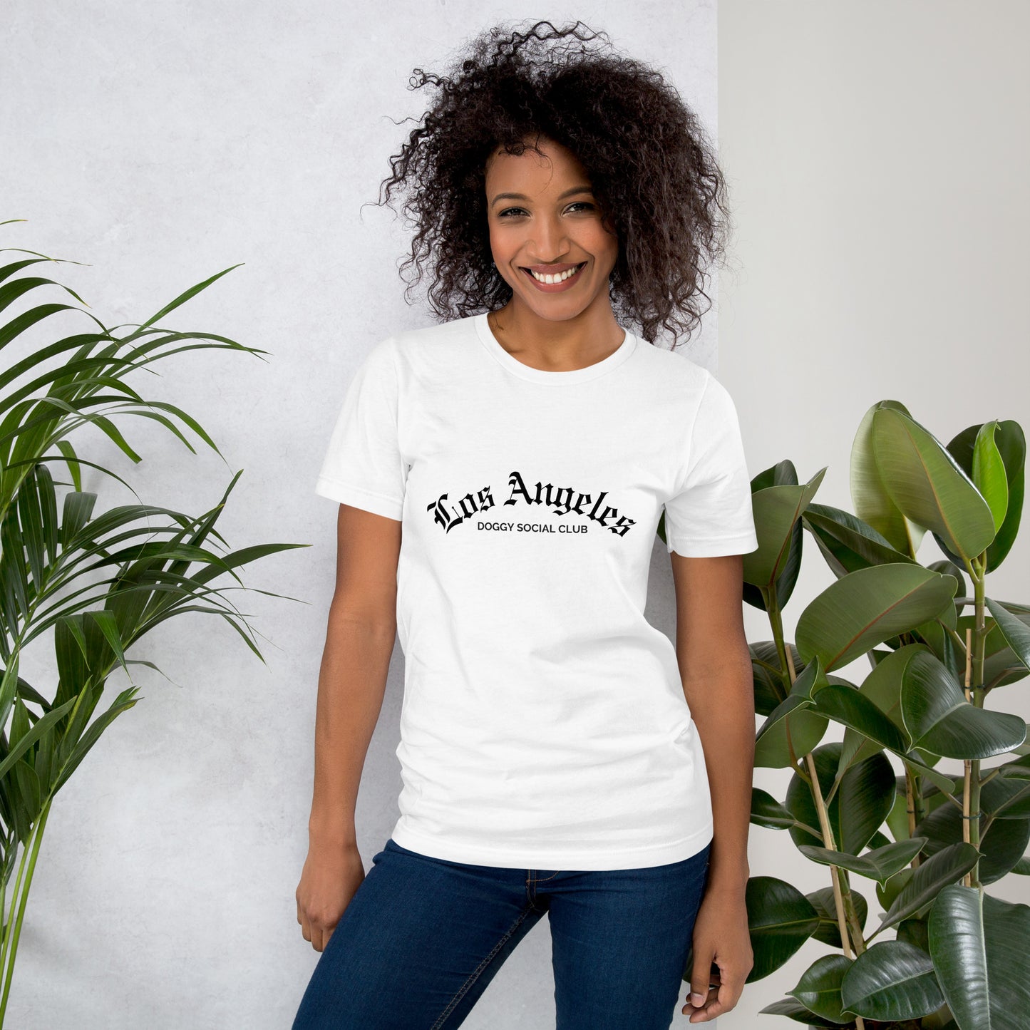 Unisex t-shirt Los Angeles Doggy Social Club