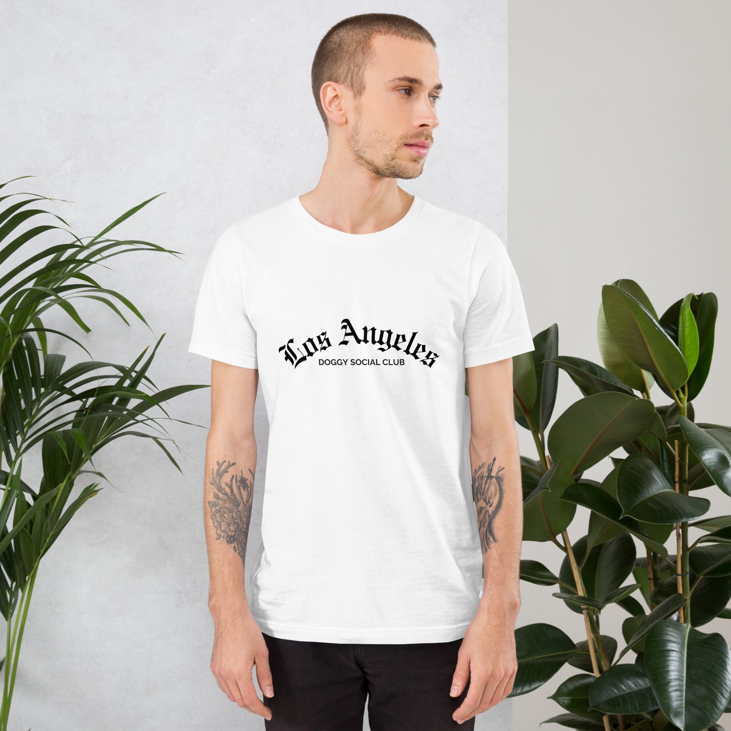 Unisex t-shirt Los Angeles Doggy Social Club